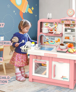 Alternative view of Bucatarie cu sunete, lumini si 44 accesorii, 98 cm, 3 ani+