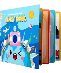 Alternative view of Carte cu stickere reutilizabile, Busy Book, Calatorie in jurul Lumii, 3ani+