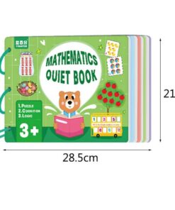 Alternative view of Carte cu stickere reutilizabile, Busy Book, Matematica, 3ani+