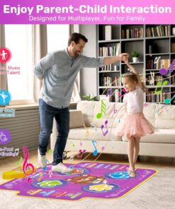 Covoras muzical interactiv pentru dans, Ursulet, 3 ani+ 01