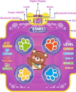 Covoras muzical interactiv pentru dans, Ursulet, 3 ani+ 01