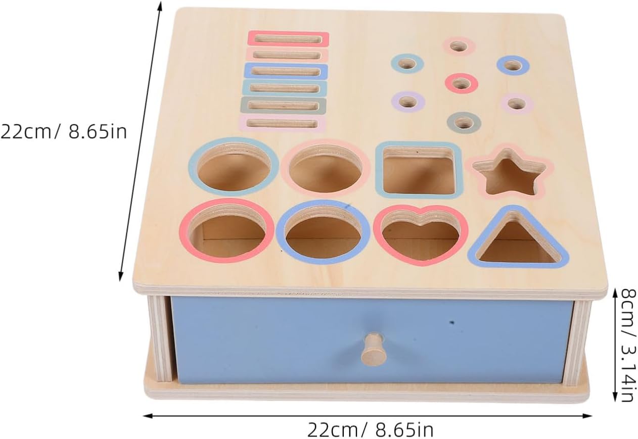 Cutia permanentei, joc multifunctional de sortare 4 IN 1, 18 luni+ - imagine 9