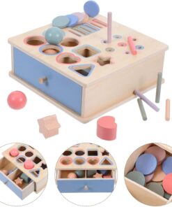 Cutia permanentei, joc multifunctional de sortare 4 IN 1, 18 luni+