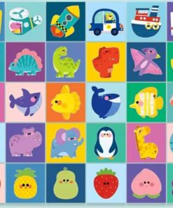 Alternative view of Joc 40 carduri educative pentru asociere si decupaj, Animale