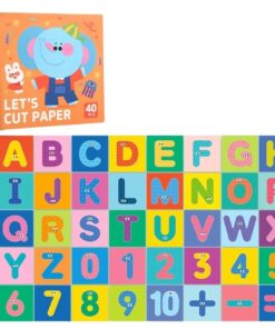 Joc 40 carduri educative pentru asociere si decupaj, Litere, 3 ani