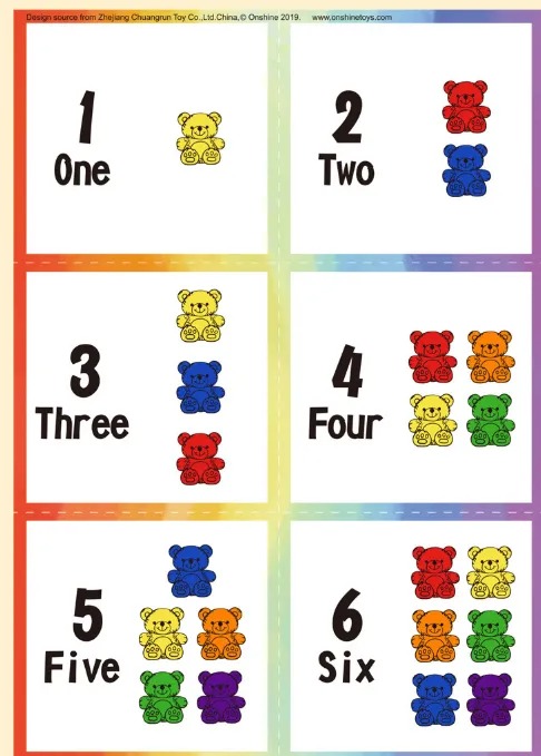 Joc creativ Montessori, sortare cu ursuleti , Matematica, 3 ani - imagine 9