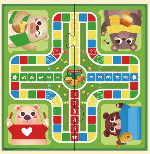 Joc creativ Montessori, sortare cu ursuleti , Matematica, 3 ani - imagine 8