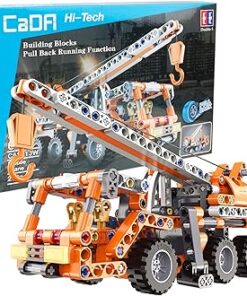 Joc de constructie cu 272 piese, tip LEGO, Masina, 6 ani+