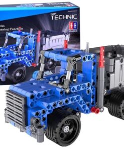 Joc de constructie cu 301 piese, tip LEGO, Camion, 6 ani+