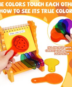 Alternative view of Joc de tip Montessori, pentru studierea culorilor și a combinațiilor de culori,3 ani+