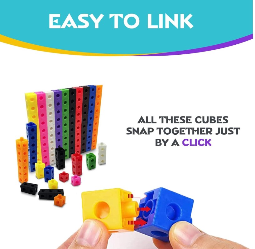 Joc educativ matematica, Set 60 de cuburi constructii, Magic Square, 3 ani - imagine 9