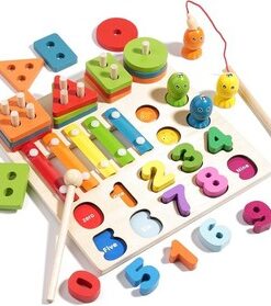 Joc multifunctional 4 in 1 activitati, 3 ani