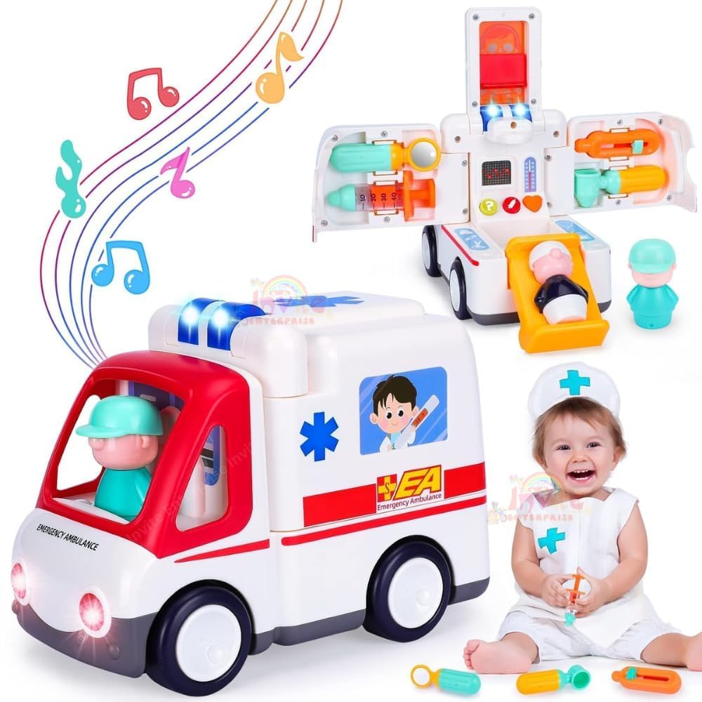 Jucarie de Rol, Set ambulanta cu pacient, 3 ani+