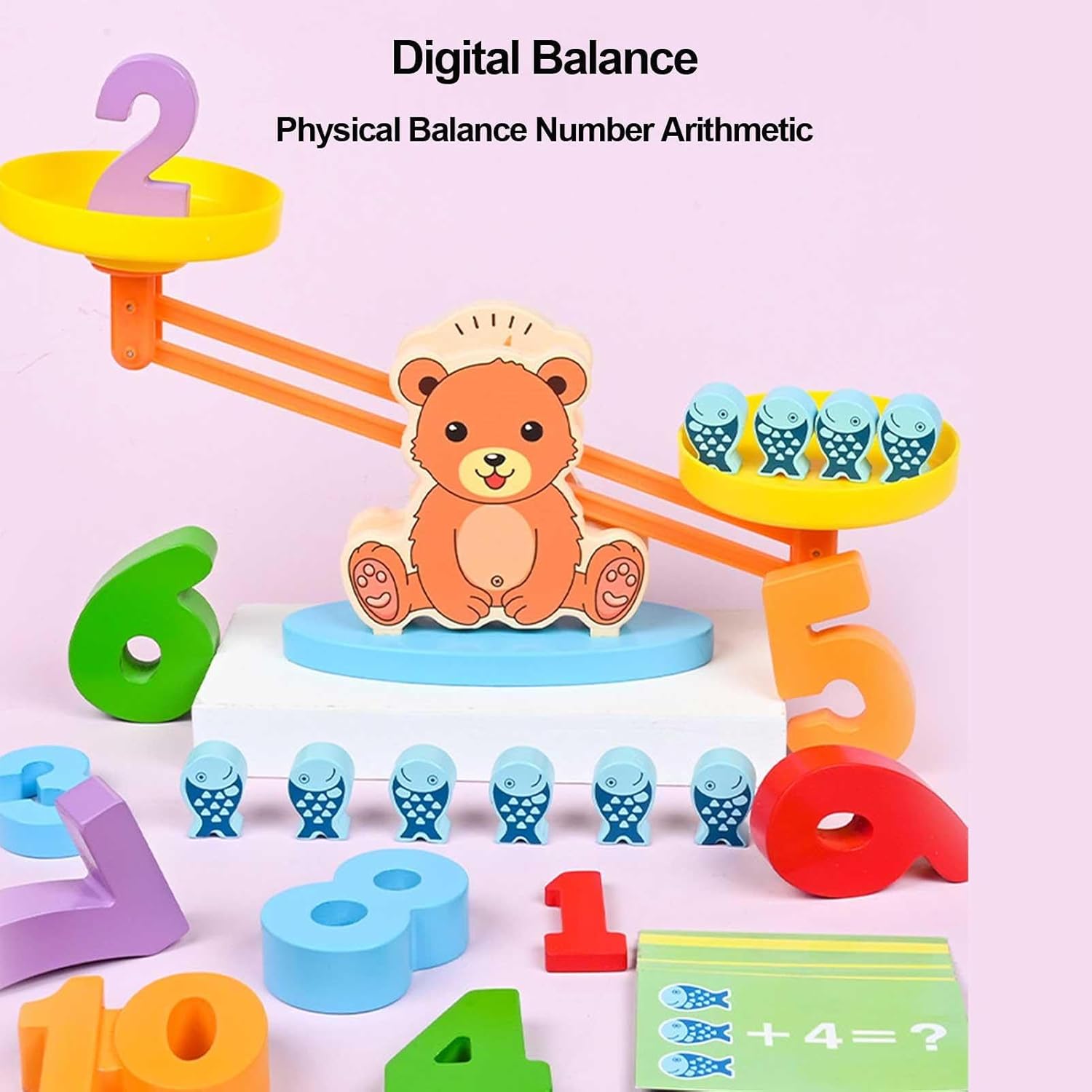 Jucarie educativa tip balanta - Invatam sa numaram, 3 ani - imagine 5