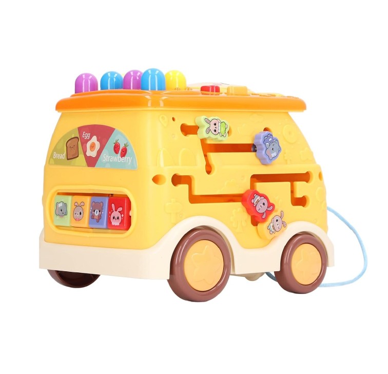 Jucarie interactiva, Autobuz cu 6 activitati - imagine 6