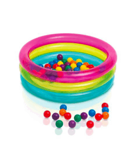 Loc de joaca gonflabil cu 50 Mingi, 86 x 25 cm