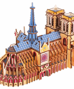 Macheta 3D din lemn, Notre-Dame Paris, 8 ani+