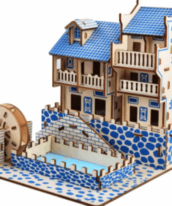 Macheta 3D din lemn, Vila asiatica, 6 ani+