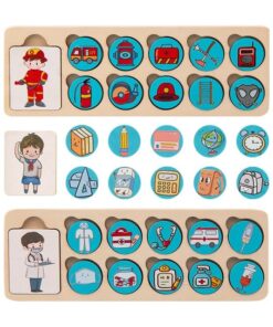 Alternative view of Puzzle educativ de asociere si dezvoltare, Meserii, 3 ani+