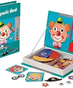 Puzzle magnetic-Carte educativa, Expesii Faciale, 3 ani