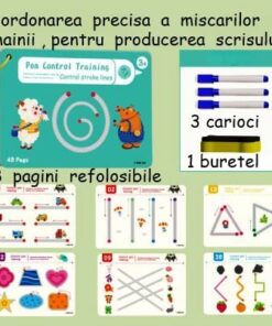 Alternative view of Set 4 carti pentru grafiere, cu pagini reutilizabile, 3 ANI+