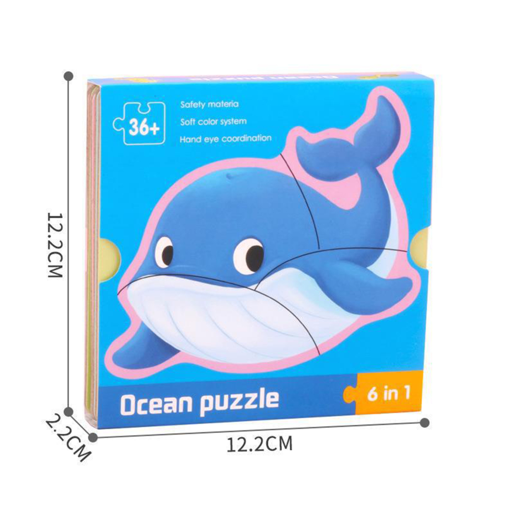 Set cu puzzle din 4-5 piese, 6 Insecte - imagine 6