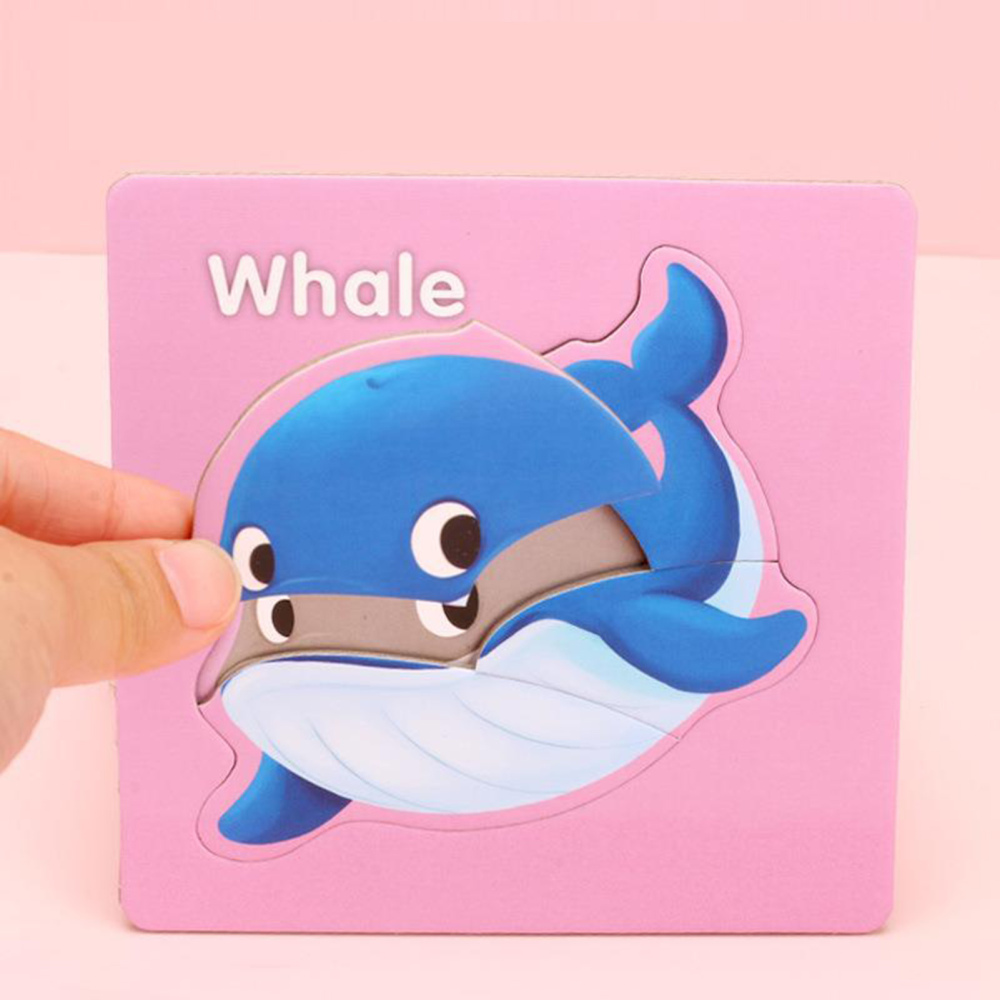 Set cu puzzle din 4-5 piese, 6 Insecte - imagine 8