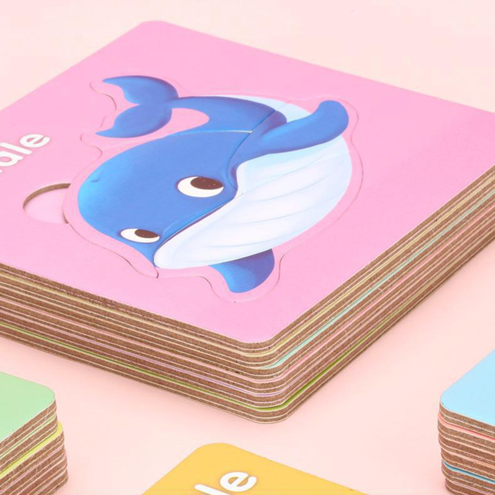 Set cu puzzle din 4-5 piese, 6 Insecte - imagine 7