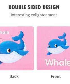 Alternative view of Set cu puzzle din 3-4 piese,  6 Animale