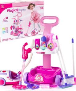 Set de curatenie cu sunete, lumini si 11 accesorii, 3 ani+