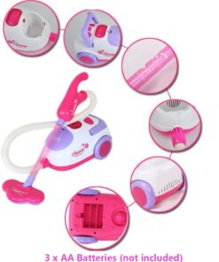 Alternative view of Set de curatenie cu sunete, lumini si 11 accesorii, 3 ani+