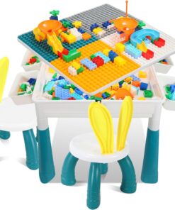 Set masa si 2 scaune, Masuta pentru activitati si lego