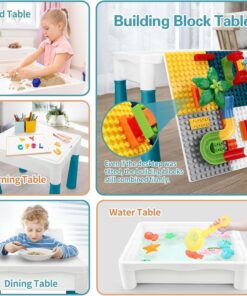 Alternative view of Set masa si 1 scaun, Masuta pentru activitati si lego, 7 in 1