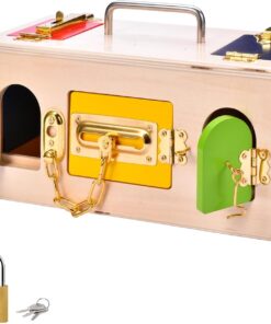 Cutie Montessori cu încuietori (Lock Box / Busy Box), 3 ani