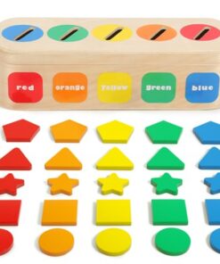 Joc de asociere si sortare forme geometrice si culori, 3 ani