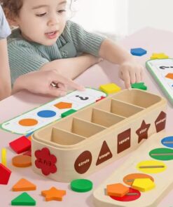 Alternative view of Joc de asociere si sortare forme geometrice si culori, 3 ani