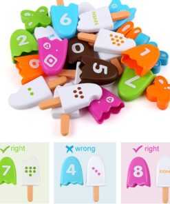 Alternative view of Joc de tip Montessori, Asociere culori si Matematica, 2 ani+