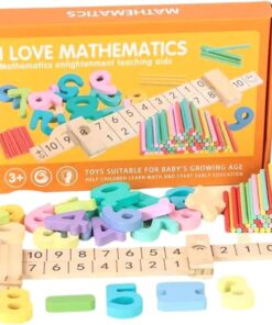 Joc educativ de clasificare cu betisoare si cifre, Matematica, 3 ani