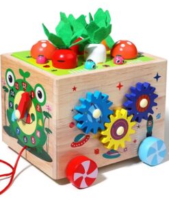 Joc multifunctional, sortator de forme, joc magnetic, 18 LUNI+