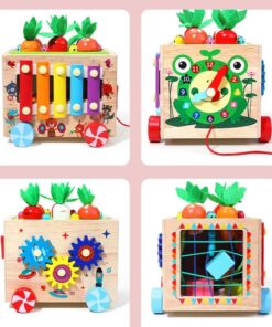 Alternative view of Joc multifunctional, sortator de forme, joc magnetic, 18 LUNI+