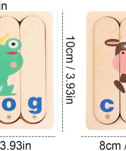 Alternative view of Puzzle de asociere cu benzi de potrivire, Alfabet, 3 ani+