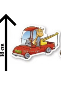 Alternative view of Set 6 puzzle-uri bebelusi din 2 sau 3 piese mari, Vehicule de Salvare, 18 luni