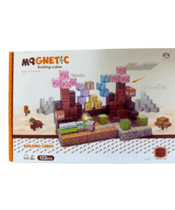Alternative view of Set de constructie magnetic cu 122 de piese, 3 ani+, Minecraft TNT