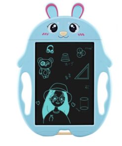 Tableta grafica pentru scris si desenat, 23 cm, Iepuras Albastru
