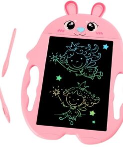 Tableta grafica pentru scris si desenat, 23 cm, Iepuras Roz