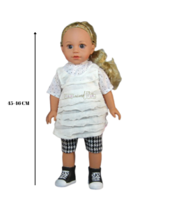 Alternative view of Păpușă interactivă Sophie cu corp moale, 45 cm, 3 ani