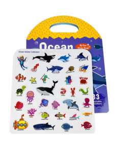 Alternative view of Carte cu 33 stickere reutilizabile - Lumea din ocean, 3 ani+