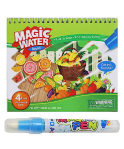 Carte de colorat cu apa, Tematica Fructe si legume