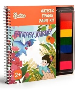 Carte de pictat cu degetele, Finger Paint Kit, 2 ani, Onshine