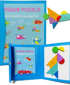 Carte magnetica, tangram cu 96 modele, 3 ani